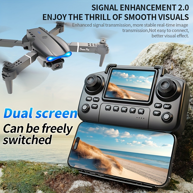 Nouveau drone pliable E99 PRO  - Drone Power Bank avis et prix